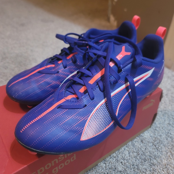 Puma Blue and Pink Sneakers Mesh Low-Top - Picture 2 of 2